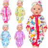 ZITA ELEMENT 5 Наборов Одежды для Кукол-Младенцев 14-18 Дюймов Повседневная Одежда для Кук-Младенцев 17 Дюймов 10 Штук Одежды и Аксессуаров для Кукол 15 Дюймов