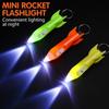 10pcs Bright Flashlight Keychain Mini LED Keychain Portable Kids Flashlights  Camping