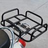 Iron Food Delivery Box Rack Black Bracket Base Cargo Rack Rear For Motorcycle Electric Bicycle