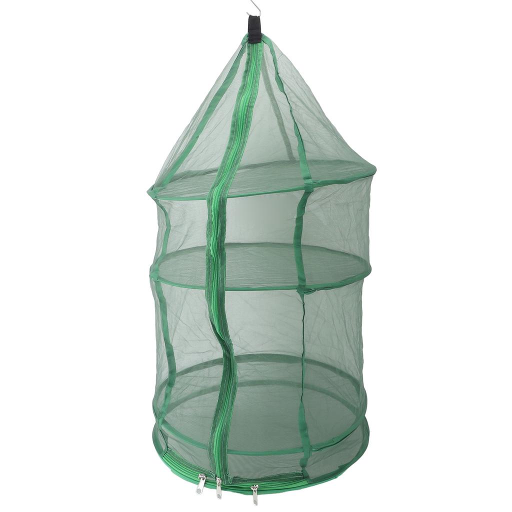 Hanging Drying Mesh Green Dust Proof Elastic Foldable Drying Net for Drying Fish Food