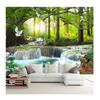 Mural 3D Nature Landscape Forest Wallpaper Waterfalls Photo Wall Painting Living Room Backdrop Wall Mural Home Decor