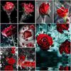 5D DIY Diamond Painting Roses and Butterflies Diamond Mosaic Diamond Embroidery Full Set Cross Stitch Kits Home Decor Gifts