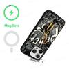 Чехол для телефона One P-Punch Man Saitama Магнитный чехол Для iPhone 16 14 13 12 11 15 Pro Max Plus Для Magsafe Беспроводная зарядка Чехол
