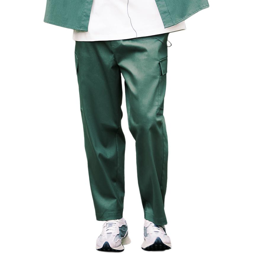 New Balance Knitted Sweatpants Men's Green Moderate Straight Fit Pants AMP31333-DON