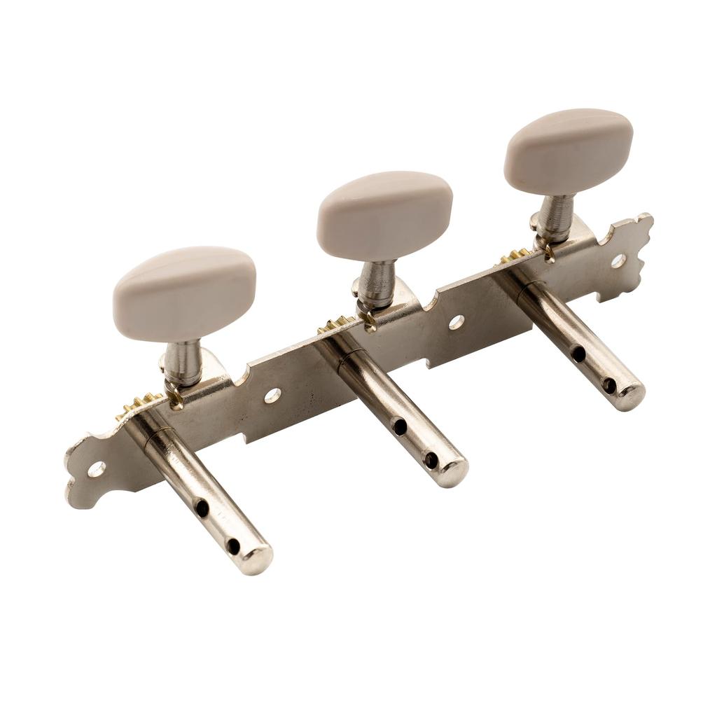 Musiclily acoustic guitar tuning peg nickel 3-in-line set,