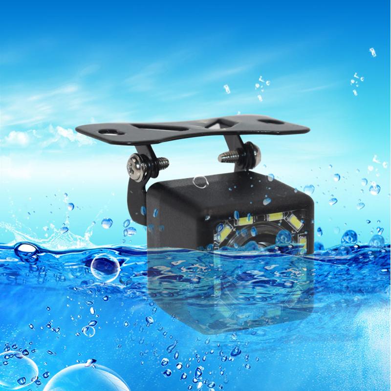 Car Rear View Camera Ip68 Waterproof Ccd4 Led Auto Backup Monitor 170 Degree Hd Image Night Vision Reversing Parking Camera