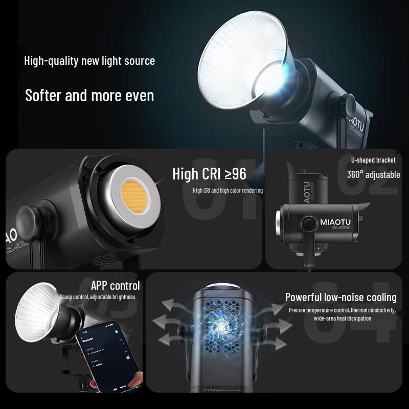 Светодиодный фото свет MiaoTu CL300D