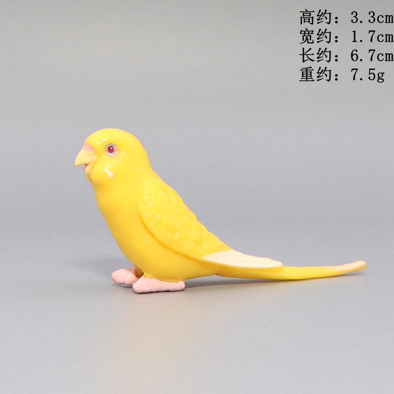 Имитация попугая, миниатюрный пейзажный орнамент, модель попугая, фигурка газона, искусственная птица, декоративные фигурки для дома, декор птицы