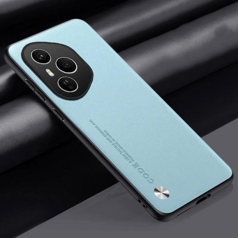 Для Honor 400 Pro чехол простой PU кожаный силиконовый TPU рамка защитный чехол для Honor 400 Lite 400Pro Power GTpro ударопрочный жесткий бампер