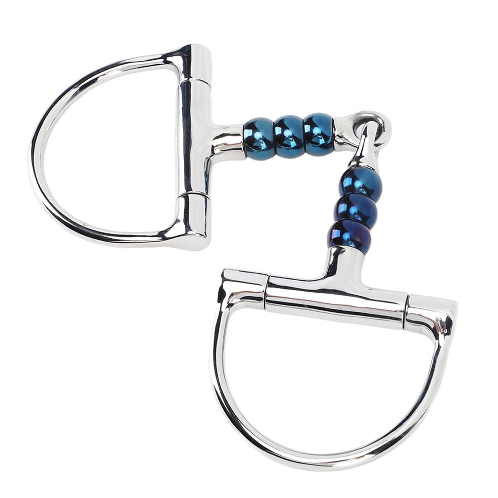 Конский мундштук из нержавеющей стали, противозакусочный, конский мундштук с D-образным кольцом, трензель для конской фермы