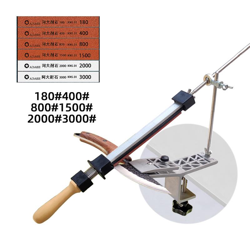 Домашняя точилка для ножей с фиксированным углом Простая и быстрая заточка Абразивная кухонная ножеточка Алмазная шлифовка шлифовка Профессиональный заточной инструмент