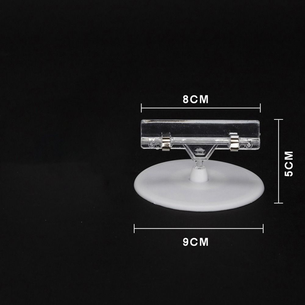 Transparent Photo Clip Holder Multi-size Postcard Holder Creative Price Tag Rack School Office