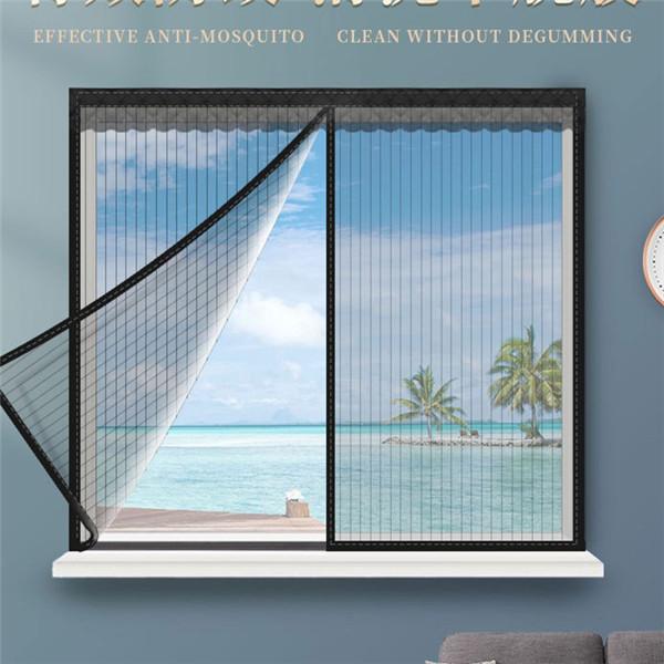 Фолио магнитная оконная сетка для дома, противомоскитная занавеска, тюль, летняя невидимая съемная моющаяся сетка для экрана