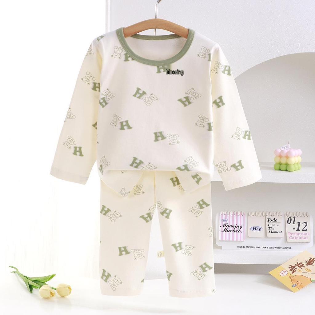 7A Антибактериальный бесшовный детский осенне-зимний комплект нижнего белья - размеры S и M