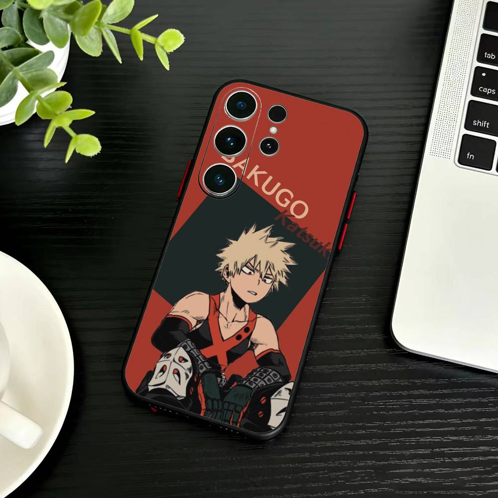 Чехол для телефона Katsuki Bakugo p-Hero Academia Для Samsung S26,S25,S24,S23,S22,S21,S20,Plus,Fe,Lite,Другие Черный Чехол