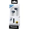 Panasonic High-Resolution In-Ear Headphones with Microphone and Remote Control, Black RP-HDE1M-K