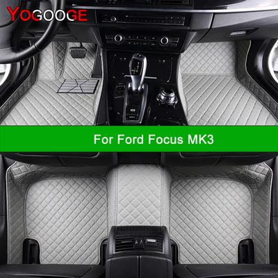 Пользовательские автомобильные коврики для Ford Focus MK3 2012-2018 Автоковры для ног Coche Аксессуары