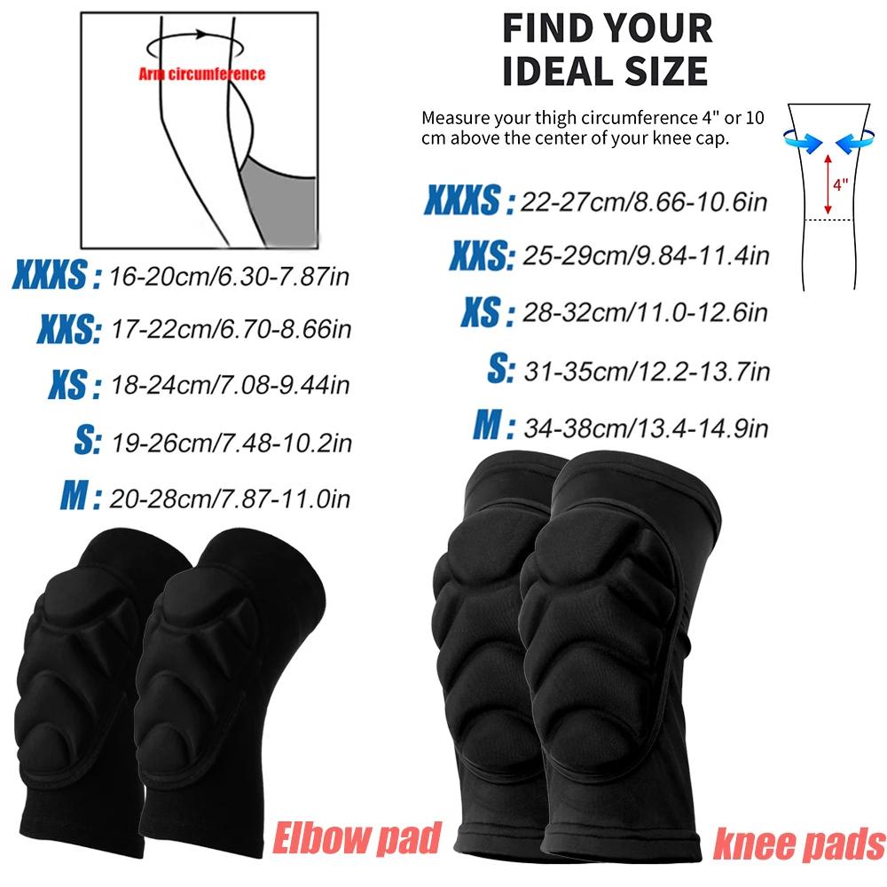 1 пара толстых губчатых наколенников, налокотники, защита от столкновений, спортивные защитные наколенники, катание на коньках, футбол, велоспорт