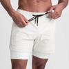 Crazy Muscle Summer 5 Minutes Shorts Sports Speed Dry Double Layer 2-in-1 Shorts