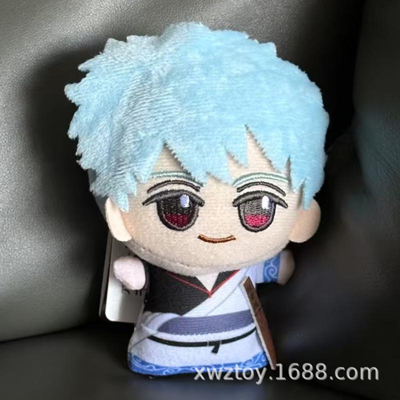 Authentic Anime Plush Characters GINTAMA Sakata Gintoki Kagura Okita Sougo Katsura Kotarou Plush Action Figure Model Toys