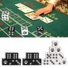 Pack of 20 Cartoon Pattern Square Corner 16mm Dices Cubes with Mini Paw Dot for Kid Resins 6 Sided Educational Dices Set