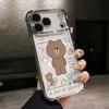 Browns Bear Conys Rabbit Phone Case for Google Pixe 10 9 9A 8 8A 7 7A Pro XL 5G Anti-drop Transparent Soft Cover