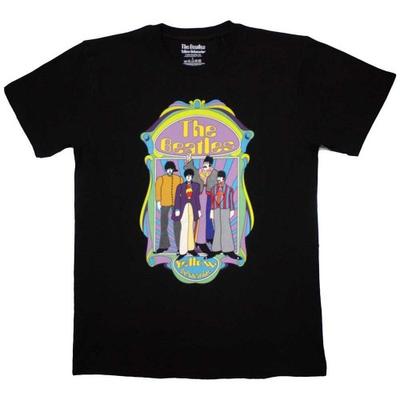 The Beatles Унисекс футболка с рамкой группы Yellow Submarine