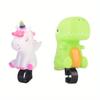 1/2PCS Cartoon Dinosaurs Unicorn Air Horn Children Balance Bike Scooter Bell Super Loud Bicycle Bell Bicycle Accessories