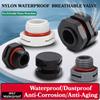 New Waterproof Vent Plug M5 M6 M8 M12 M16 Nylon Breather Valve Pressure Valve New