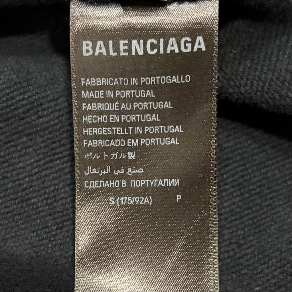 Б/у Парка BALENCIAGA черная мужская