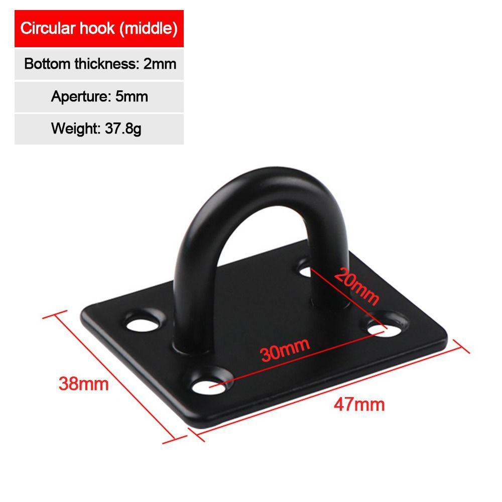 1Pcs U/J-Shaped Wall Hook Plate Deck Door Buckle New Ceiling Mount Hanger  for Fan Lamp