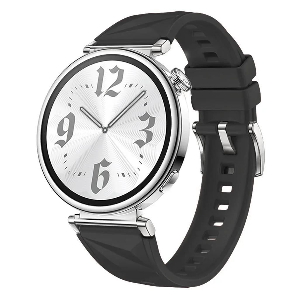 Новый силиконовый ремешок для Huawei Watch GT5/GT4 41 мм, официальный цвет, узор «Ледяной кристалл», браслет для Huawei Watch GT5 Pro 42 мм