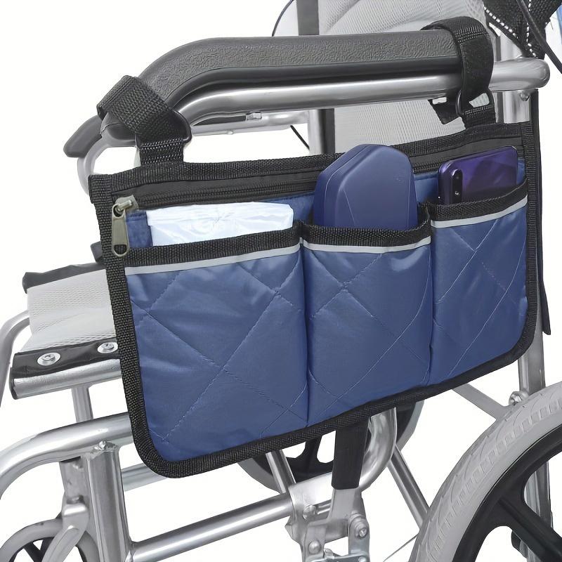 Wheelchair Side Armrest Bag, Portable Versatile Storage Hanging Bag, Wheelchair Pouch With Side Pockets