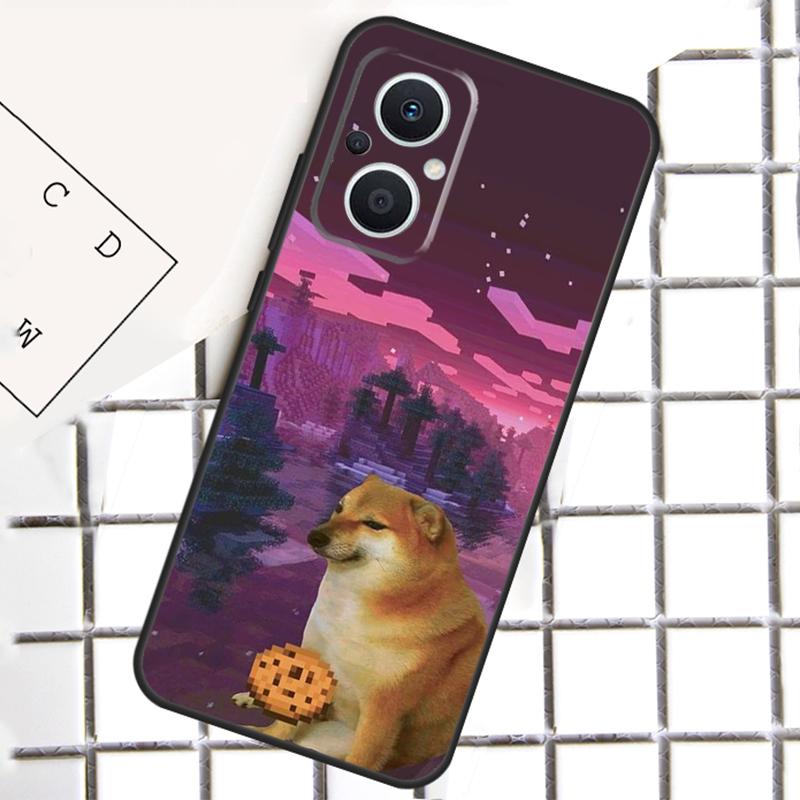 Смешной чехол для телефона с собакой Cheems Doge для OPPO Reno 13F 13 12 11 14 F 10 Pro 8T 7 8 Lite OPPO Find X9 X6 X5 X8 Pro
