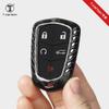 Cadillac XT4 XT6 CT5 CT6 T-Carbon Key Shell: True Carbon Fiber Forged Pattern