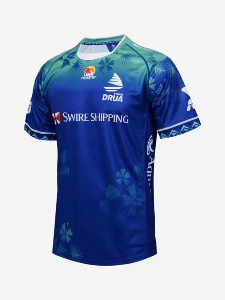 2024NRL Fiji Home and Away Sleeveless Tank Top Rugby Shirt Short Sleeve Training Shirt Fiji Rugby Jersey