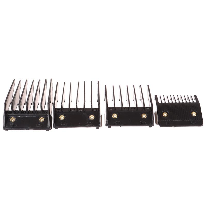 4Pcs Universal Cut Clipper Limit Pente Guia Acessório Tamanho Barbeiro Substituição