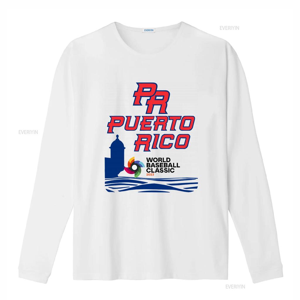 2023 Puerto Rico World Baseball Classic Fan T Shirt Vibrant Design with PR Logo and Colorful Pinwheel vintage Washed streetwear