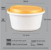 Hanqian Disposable Round Food Bowls with Lids
