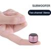 1 шт. Мини беспроводной Bluetooth-динамик портативный металлический беспроводной громкоговоритель мобильный телефон компьютер музыкальный плеер