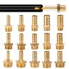 Brass Hose Barb Fittings Adapter Connector High Strength Rustproof Corrosion Resistant Hose Barb Male Fittings Accessories