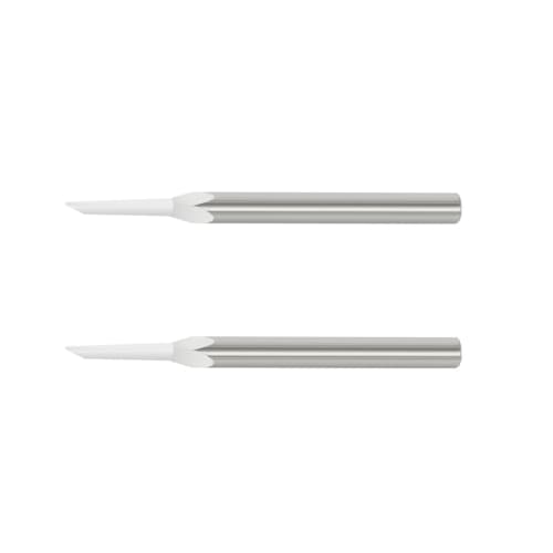 Bucasso Model Scriber with Tungsten Steel Blades, 2-Piece Set, for Scribing RG Scale Models, Gundam Models, and Plastic Models (0.3mm)