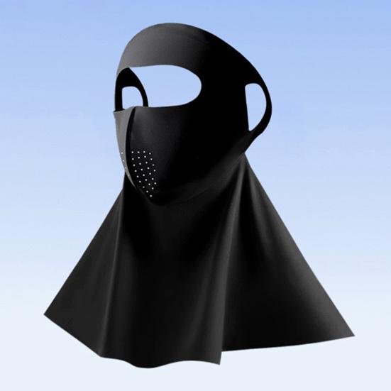 Защитная маска для лица Однотонная Регулируемая посадка Превосходная воздухопроницаемость Защита от солнца Растягивается Защита от УФ