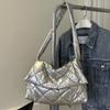New Design Puffy Quilted Bags Lightweight Women's Shoulder Bag Winter Space Cotton Tote Bag Lady