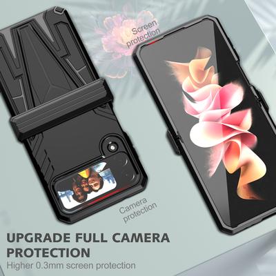 Сверхпрочный защитный складной чехол для Samsung Galaxy Z Flip 4 5g Flip4 Zflip4 с защитой от царапин, сумка для мобильного телефона Funda