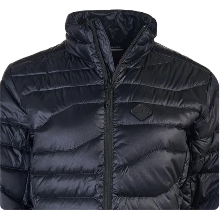 J.Lindeberg Solid Color Zip Long Sleeve Jacket Women jackets Black AWOW06737-9999
