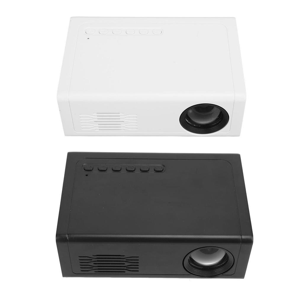 Портативный проектор 1080P HD USB Movie Video Projector с HD Multimedia Interface Пульт дистанционного управления для