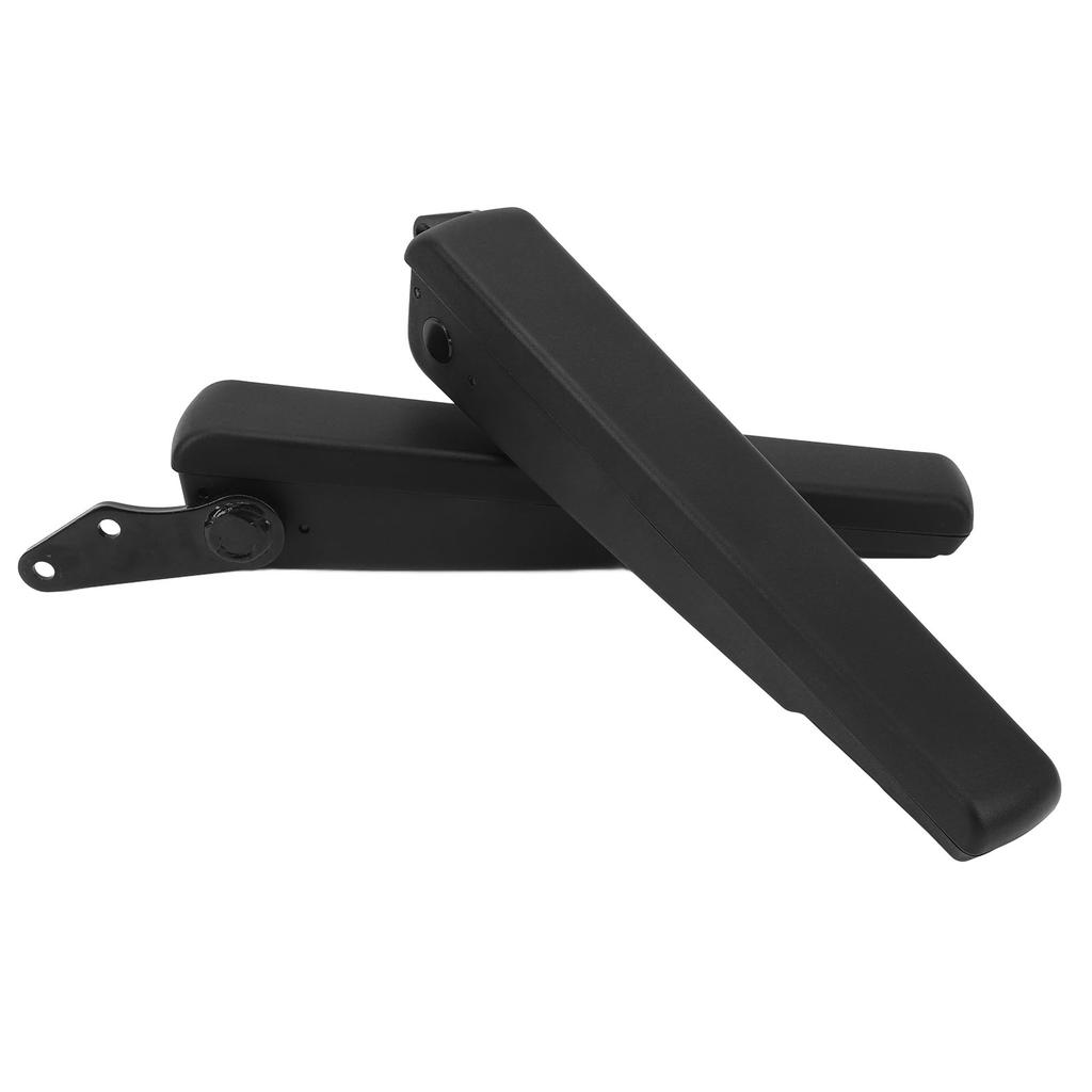 380mm Car Seat Armrest 0‑120 degrees Adjustable Shock Absorption Universal Pu Leather Folding Arm Support for RV Van