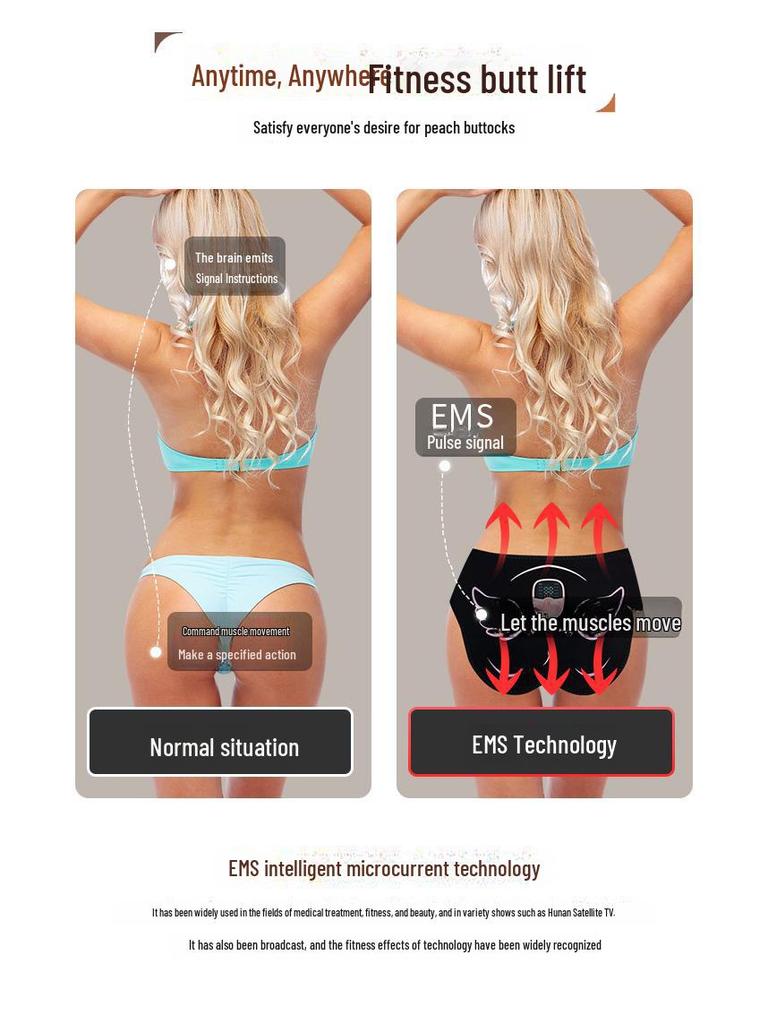 Послеродовое восстановительное и фитнес-массажное устройство для мужчин и женщин - тренажер для ягодиц и персиковой попы для использования дома и на улице