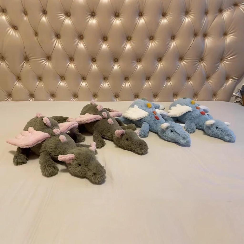 Великобритания Jellycat: Плюшевые игрушки драконы Jelly Sky, Матча, Снежный, Розовый и Хурма